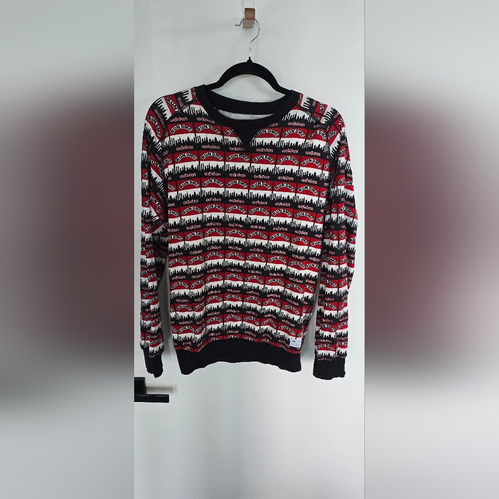 Rare Vintage Adidas Originals x Run DMC Men's Crew Neck Sweatshirt